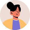 woman profile illustration