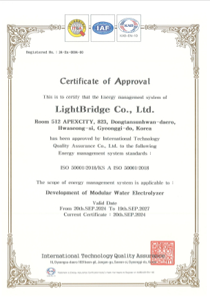 iso 50001 certificate
